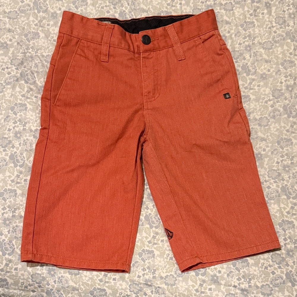 Volcom Kids Vmonty Orange Shorts